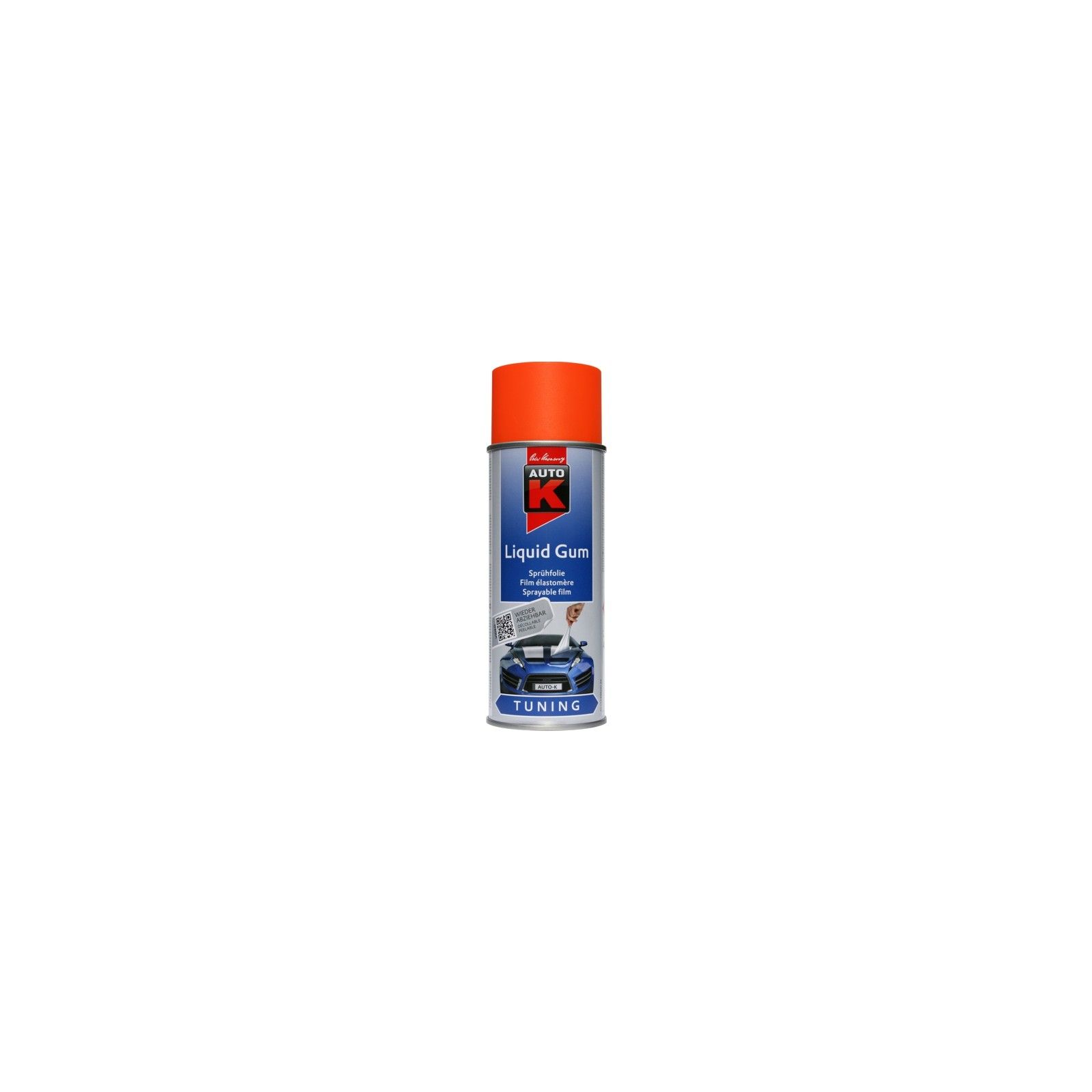 liquid gum neon orange Kwasny - 1 Lakiery samochodowe Debeer, Detailing Koch Chemie Środki dla myjni samochodowych