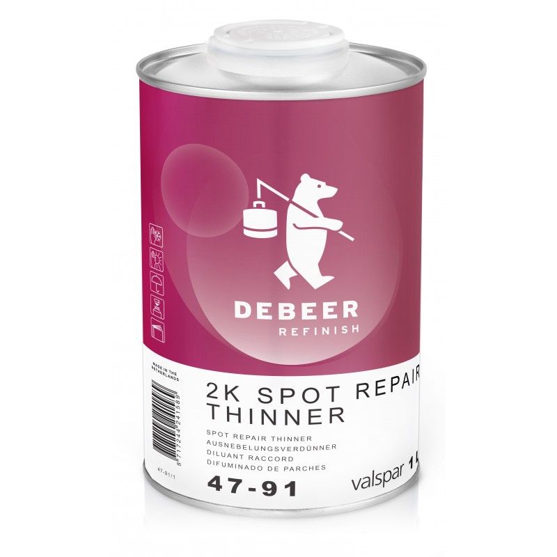47-91 Spor Repair Thinner DeBeer - 1 Lakiery samochodowe Debeer, Detailing Koch Chemie Środki dla myjni samochodowych