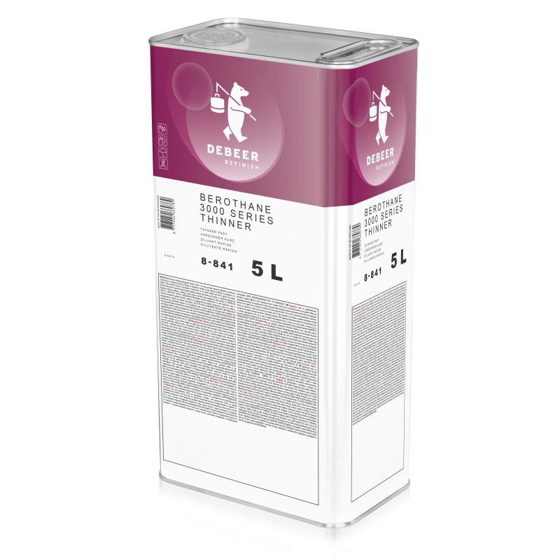 8-841 Thinner Fast DeBeer - 1 Lakiery samochodowe Debeer, Detailing Koch Chemie Środki dla myjni samochodowych