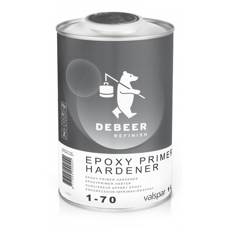 1-70 Epoxy Primer Hardener DeBeer - 1 Lakiery samochodowe Debeer, Detailing Koch Chemie Środki dla myjni samochodowych