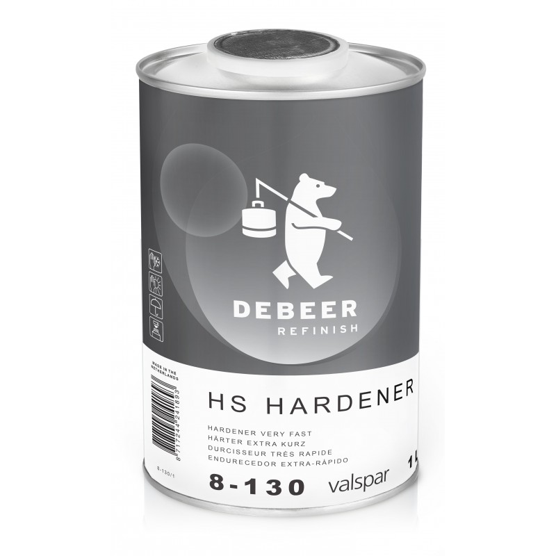 8-130 HS Hardener Very Fast DeBeer - 1 Lakiery samochodowe Debeer, Detailing Koch Chemie Środki dla myjni samochodowych
