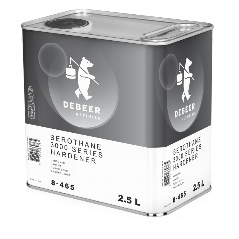 8-465 BeroThane 3000 Series Hardener DeBeer - 1 Lakiery samochodowe Debeer, Detailing Koch Chemie Środki dla myjni samochodowych
