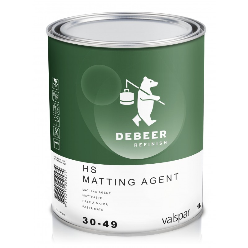 30-49 HS Matting Agent DeBeer - 1 Lakiery samochodowe Debeer, Detailing Koch Chemie Środki dla myjni samochodowych