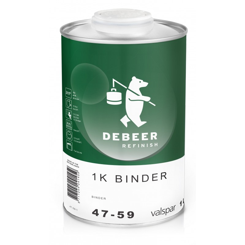 47-59 1K Binder DeBeer - 1 Lakiery samochodowe Debeer, Detailing Koch Chemie Środki dla myjni samochodowych
