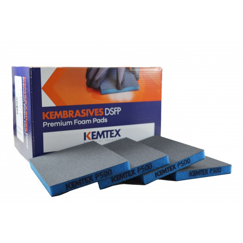 KEMTEX premium double-sided abrasive sponge KEMTEX - 1 Lakiery samochodowe Debeer, Detailing Koch Chemie Środki dla myjni samoch