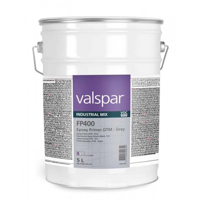 FP400 Epoxy Primer DTM Grey Valspar - lakiery przemysłowe - 1 Lakiery samochodowe Debeer, Detailing Koch Chemie Środki dla myjni