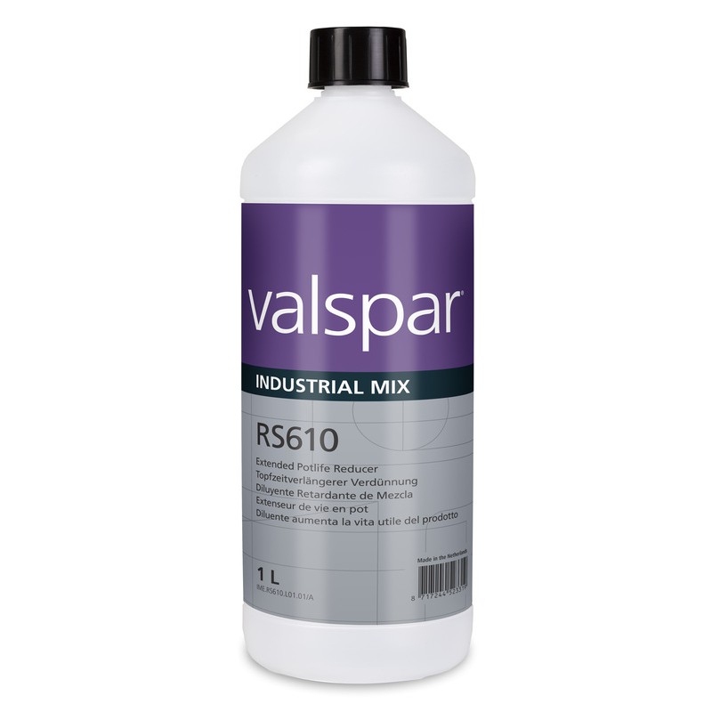 RS610 Extended Potlife Reducer Valspar - lakiery przemysłowe - 1 Lakiery samochodowe Debeer, Detailing Koch Chemie Środki dla my