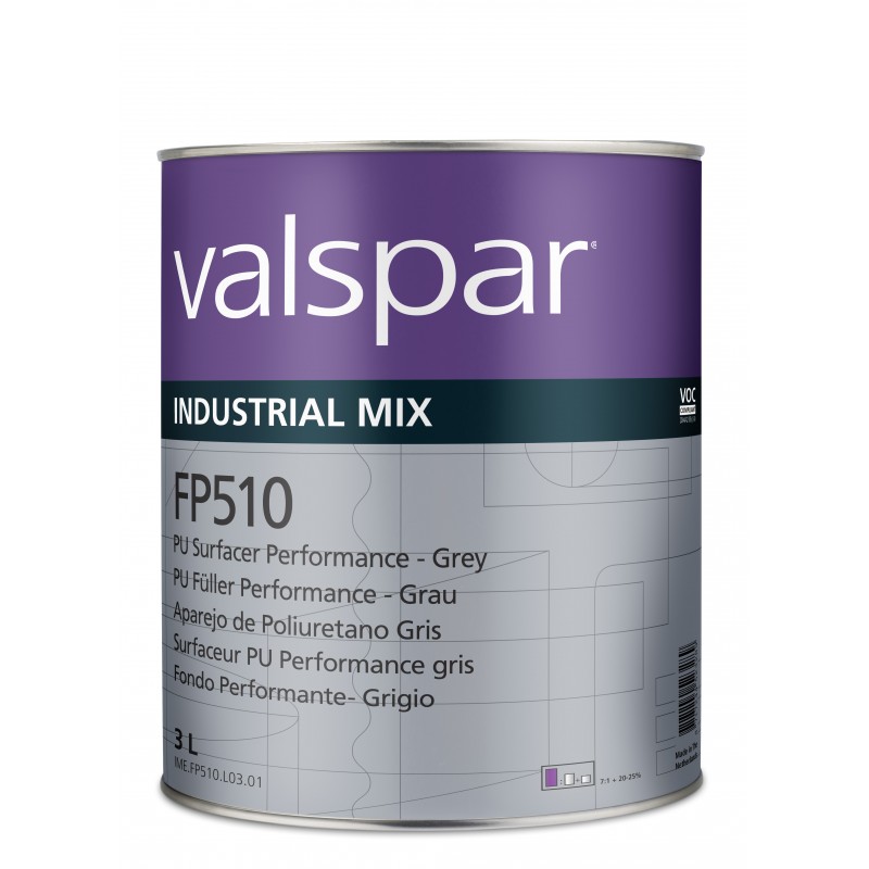 FP510 HS Surfacer Performance Grey Valspar - lakiery przemysłowe - 1 Lakiery samochodowe Debeer, Detailing Koch Chemie Środki dl