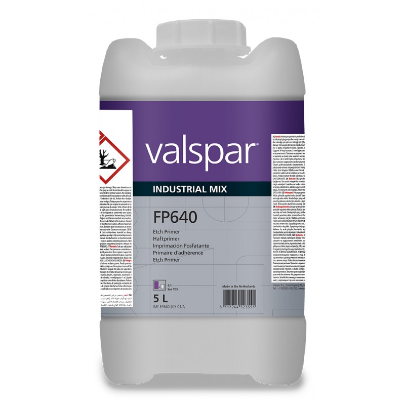FP640 Etch Primer Valspar - lakiery przemysłowe - 1 Lakiery samochodowe Debeer, Detailing Koch Chemie Środki dla myjni samochodo