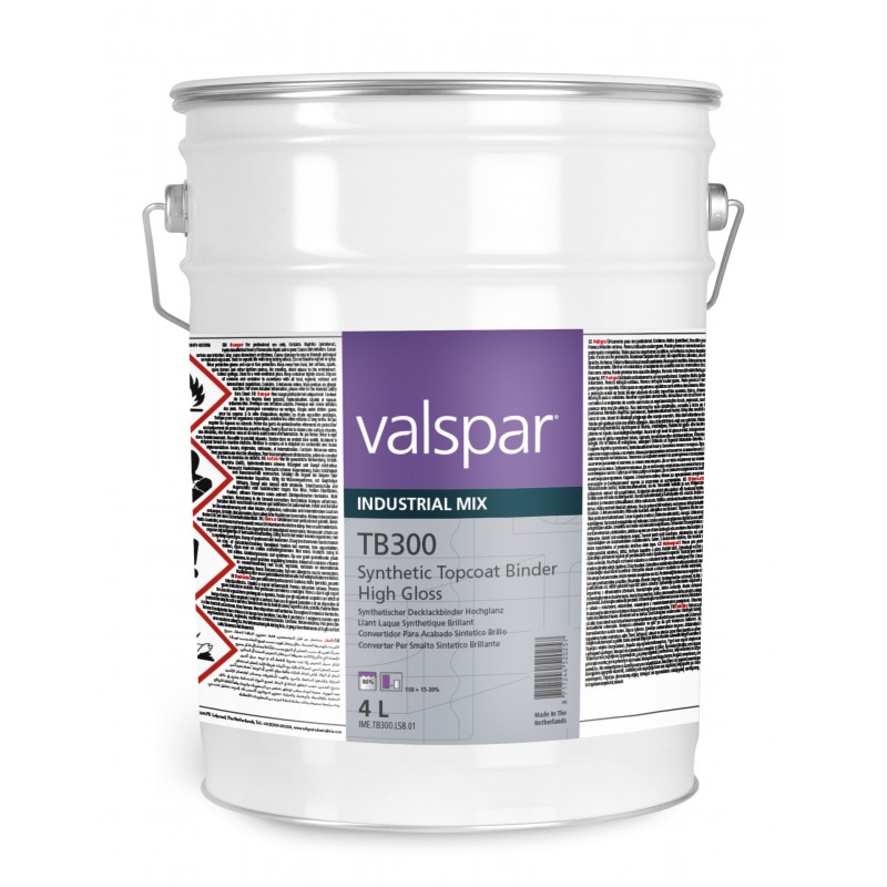 TB300 Synthetic Topcoat High gloss Valspar - lakiery przemysłowe - 1 Lakiery samochodowe Debeer, Detailing Koch Chemie Środki dl