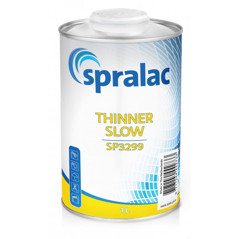 SP3299 Thinner Slow Spralac - 1 Lakiery samochodowe Debeer, Detailing Koch Chemie Środki dla myjni samochodowych