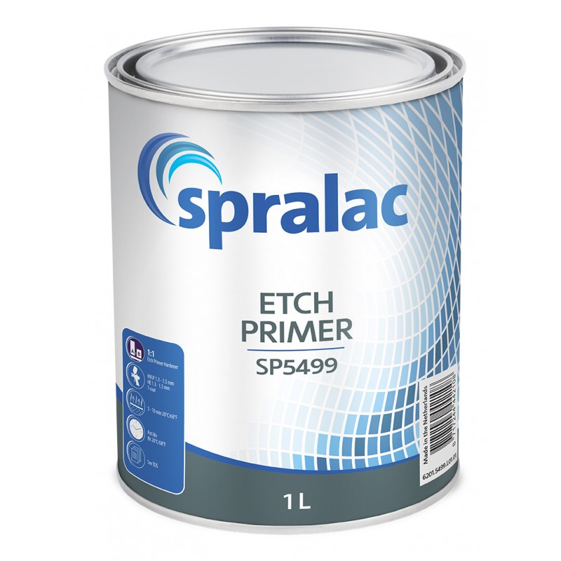 SP5499 Etch Primer Spralac - 1 Lakiery samochodowe Debeer, Detailing Koch Chemie Środki dla myjni samochodowych