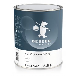 8-14540 HS Surfacer Black DeBeer - 1 Lakiery samochodowe Debeer, Detailing Koch Chemie Środki dla myjni samochodowych