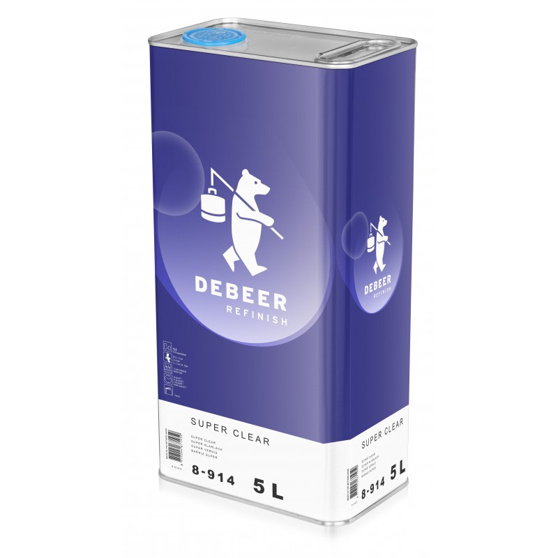 8-914 Super Clear DeBeer - 1 Lakiery samochodowe Debeer, Detailing Koch Chemie Środki dla myjni samochodowych