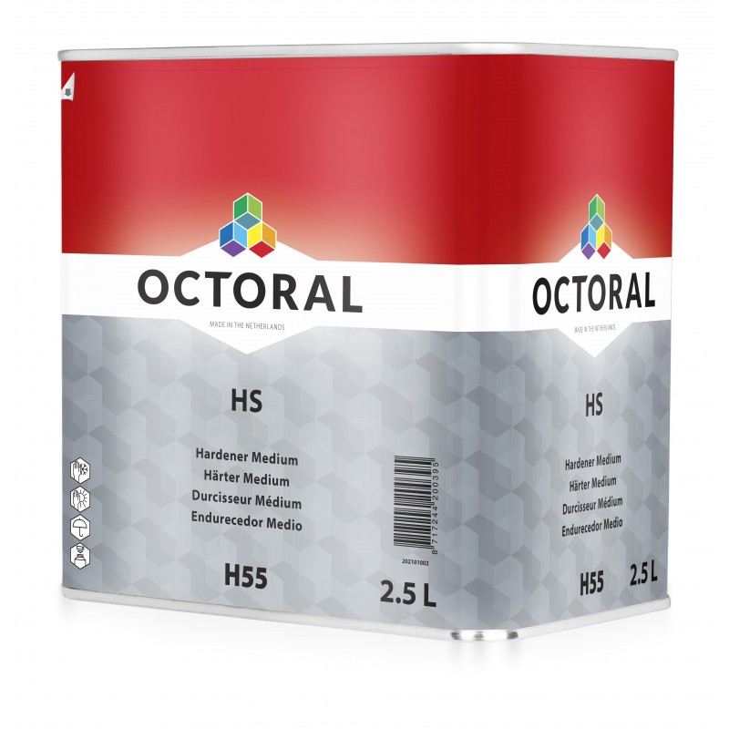 H55 HS Hardener Medium Octoral - 1 Lakiery samochodowe Debeer, Detailing Koch Chemie Środki dla myjni samochodowych