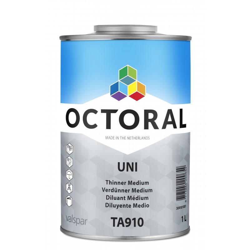 TA910 Uni Thinner Medium Octoral - 1 Lakiery samochodowe Debeer, Detailing Koch Chemie Środki dla myjni samochodowych