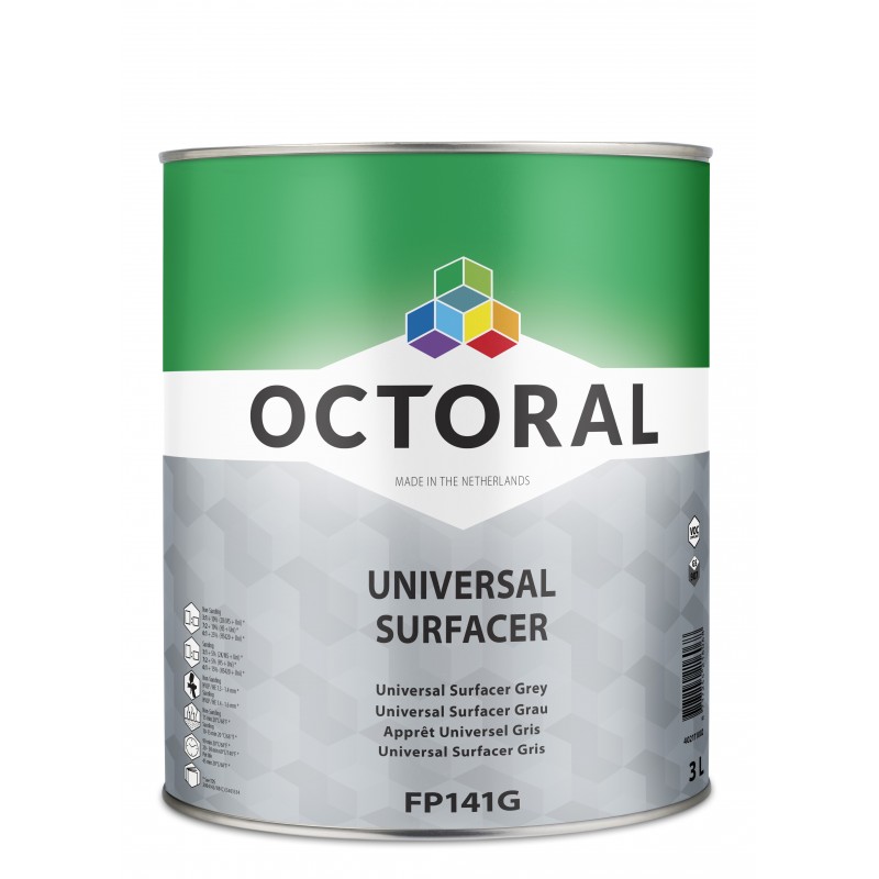 FP141G Allround Surfacer Grey Octoral - 1 Lakiery samochodowe Debeer, Detailing Koch Chemie Środki dla myjni samochodowych