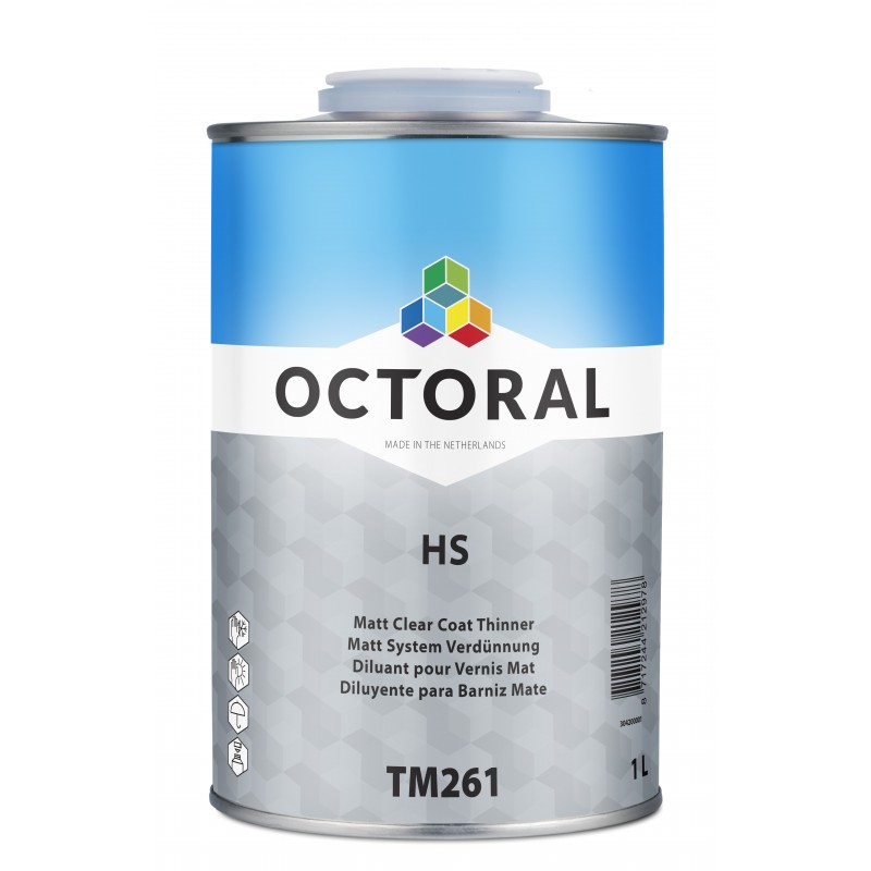 TM261 Matt Clear Coat Thinner Octoral - 1 Lakiery samochodowe Debeer, Detailing Koch Chemie Środki dla myjni samochodowych