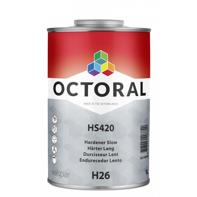 H26 HS420 Hardener Slow Octoral - 1 Lakiery samochodowe Debeer, Detailing Koch Chemie Środki dla myjni samochodowych