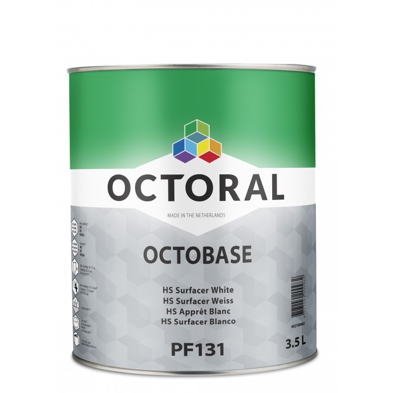 PF131W HS Surfacer White Octoral - 1 Lakiery samochodowe Debeer, Detailing Koch Chemie Środki dla myjni samochodowych