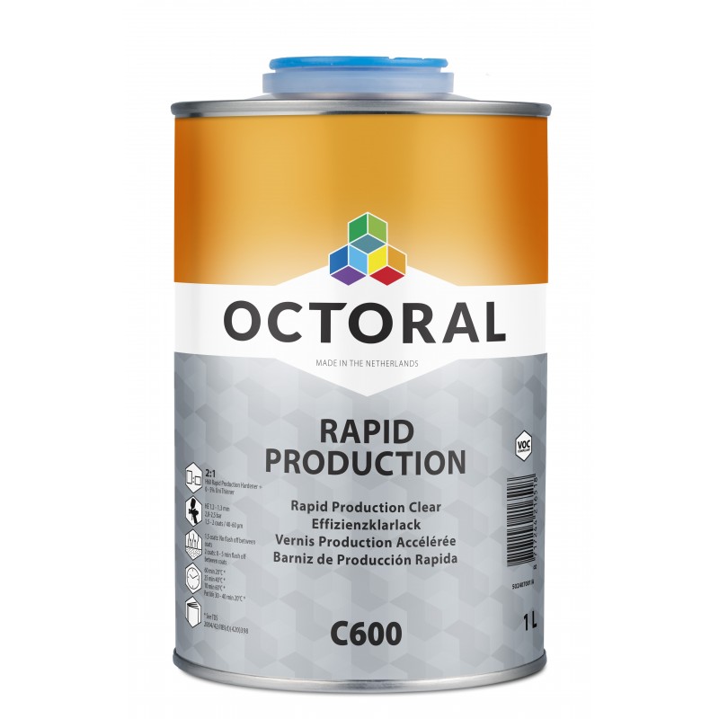 C600 Rapid production clear Octoral - 1 Lakiery samochodowe Debeer, Detailing Koch Chemie Środki dla myjni samochodowych