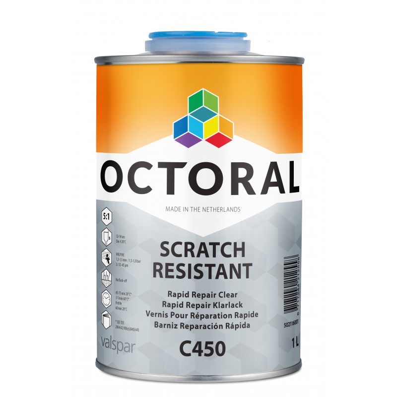 C450 Scratch Resistant Fast Repair Clear Octoral - 1 Lakiery samochodowe Debeer, Detailing Koch Chemie Środki dla myjni samochod