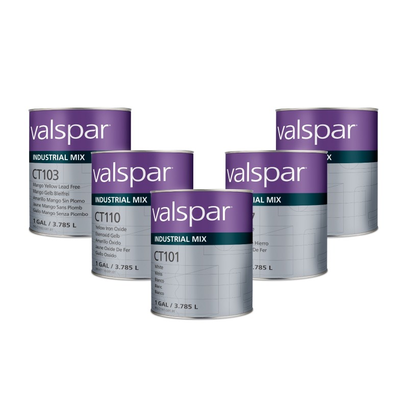Pigmenty CT101-CT194 Valspar - lakiery przemysłowe - 1 Lakiery samochodowe Debeer, Detailing Koch Chemie Środki dla myjni samoch