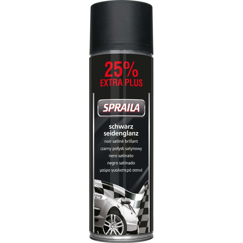 Spraila BLACK SEMI GLOSS Kwasny - 1 Lakiery samochodowe Debeer, Detailing Koch Chemie Środki dla myjni samochodowych