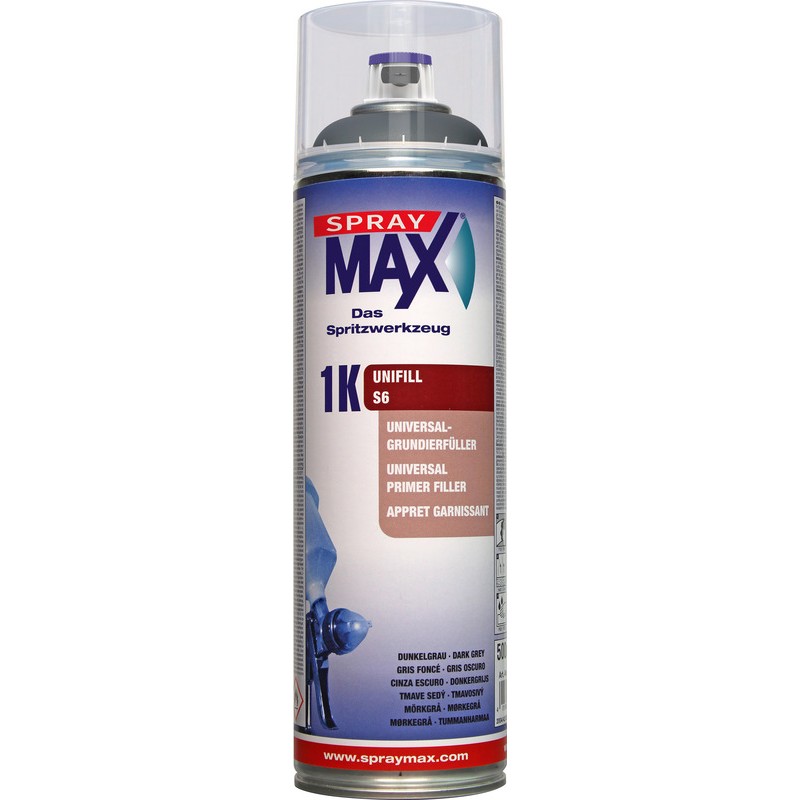Podkład wypełniający S6 - ciemno-szary 1K Kwasny - 1 Lakiery samochodowe Debeer, Detailing Koch Chemie Środki dla myjni samochod