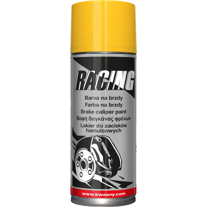 Racing BRAKE CALIPER PAINT YELLOW Kwasny - 1 Lakiery samochodowe Debeer, Detailing Koch Chemie Środki dla myjni samochodowych